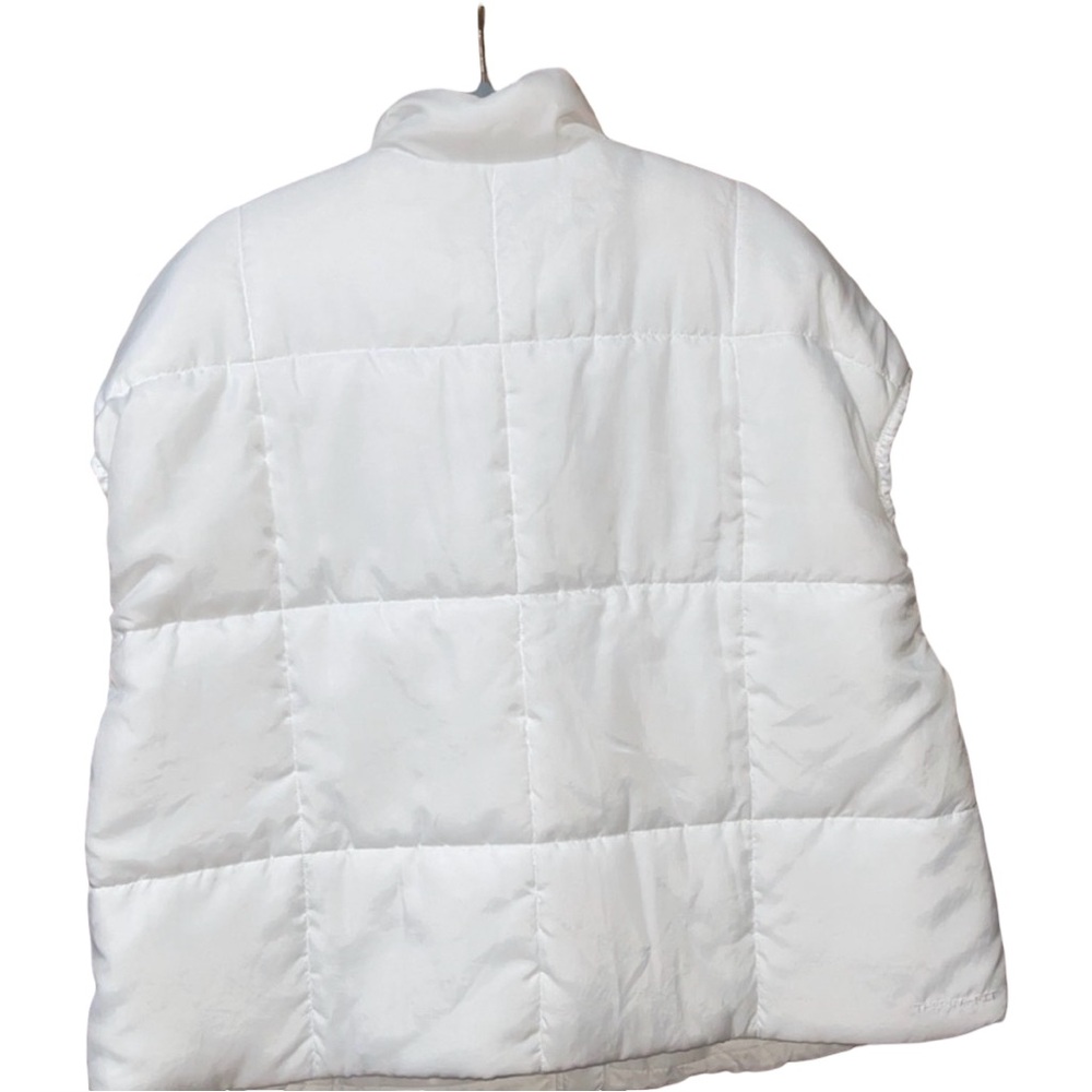 Nike White Quilted‎ Therma fit Vest with Black Logo size Large NWT - Picture 8 of 10